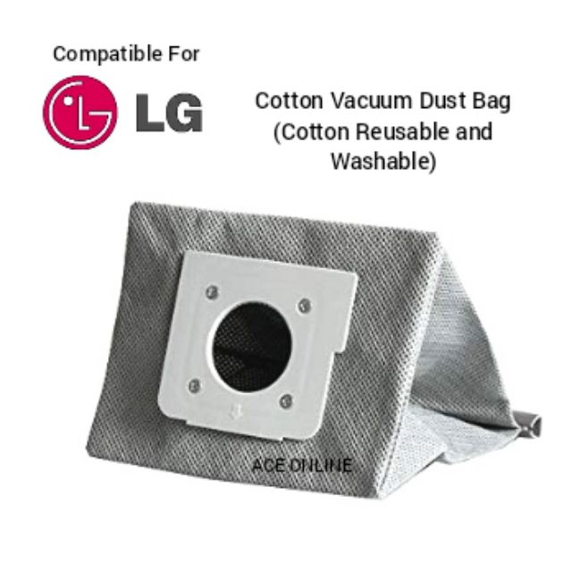Replacement Cotton Vacuum Cleaner Dust Bag for LG V743RH/V2800RH/V