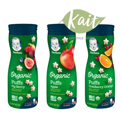 gerber organic puffs