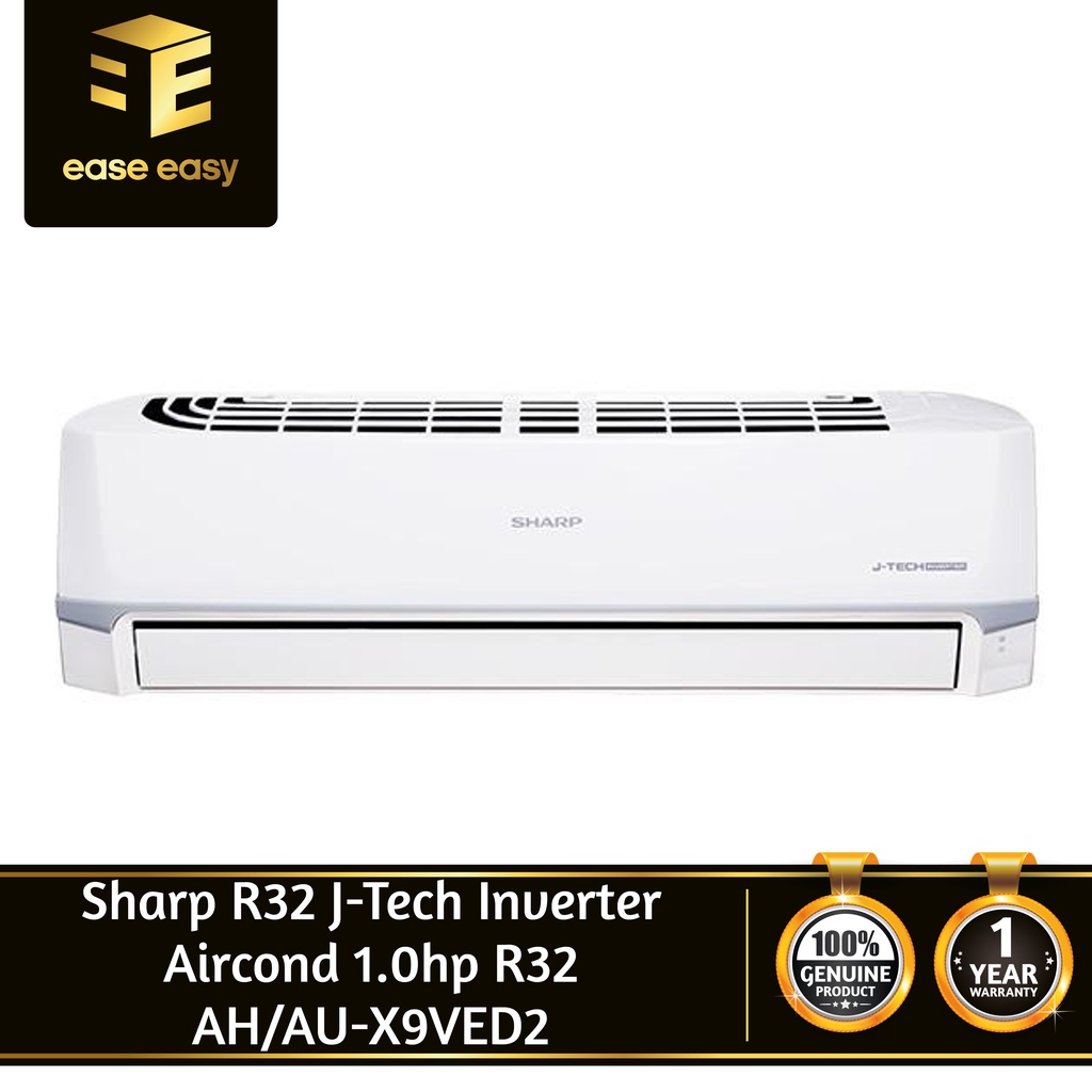 Sharp R32 J Tech Inverter Aircond 10hp R32 Ahau X9ved2 Shopee Malaysia 1375