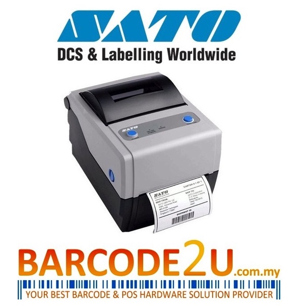 SATO CG408TT Barcode Label Printer Shopee Malaysia