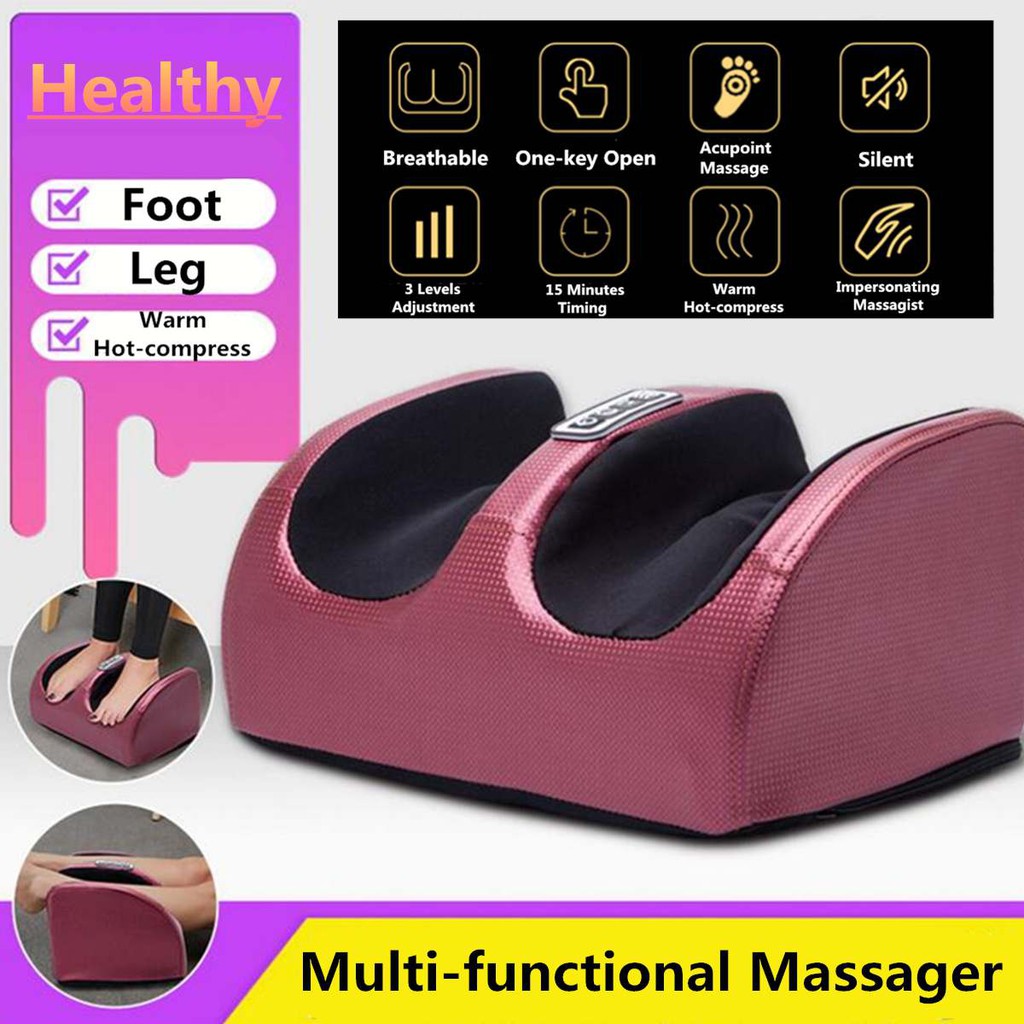 VINS Comfort Heating Foot Body Massager Reflexology Leg Pain Relief Relax Electric Thai Massage Roller Vibrate