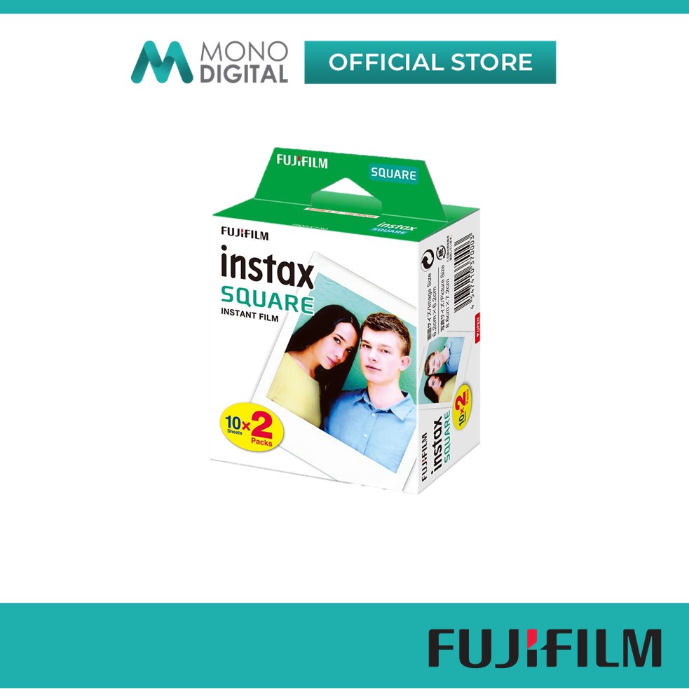 Fujifilm Instax Square Film Instant Camera Film Instax Film Twin Pack (20Sheets/40Sheets/60Sheets/80Sheets)