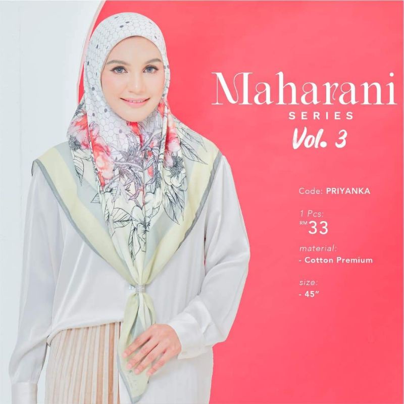 As hijab bawal cotton maharani