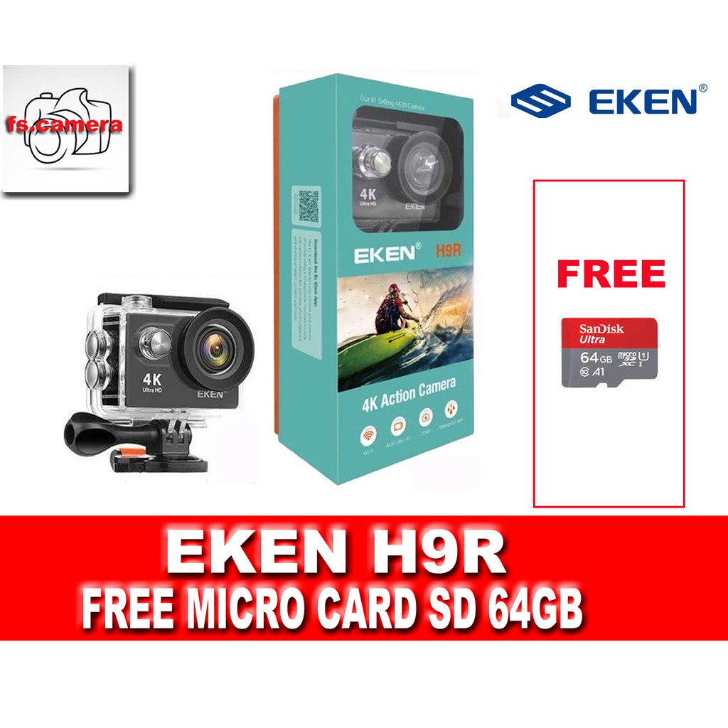 EKEN ORIGINAL H9R ACTION CAMERA Shopee Malaysia