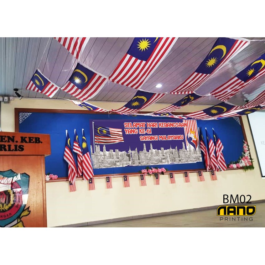 Bm02 Banner Banting Sambutan Hari Kemerdekaan Carta Merdeka 2021 Malaysia Prihatin Shopee Malaysia