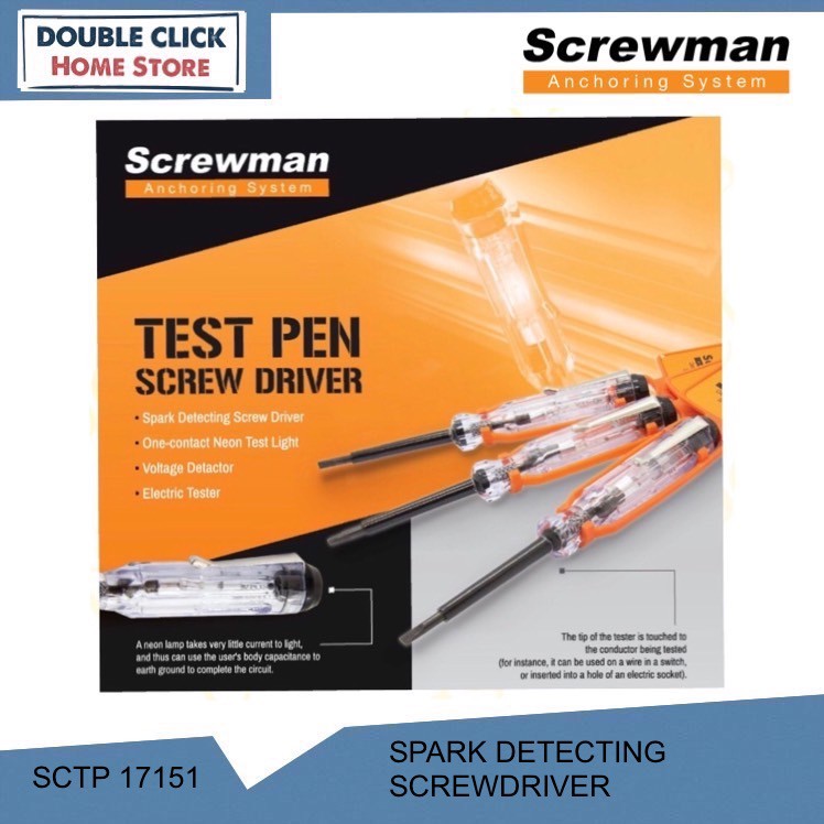 Screwman SCTP17151 Test Pen Electric Tester Spark Detecting