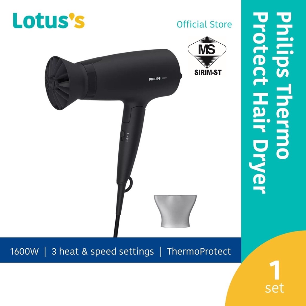 Philips BHD308/13 1600W Thermo Protect Hair Dryer