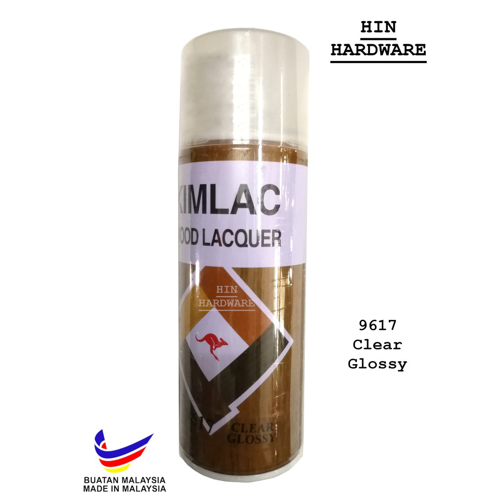 HIN 400ML KIMLAC Wood Spray Lacquer Wood Varnish  Wood 