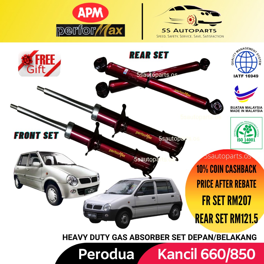 apm-performax-kancil-660-850-heavy-duty-sport-absorber-set-front