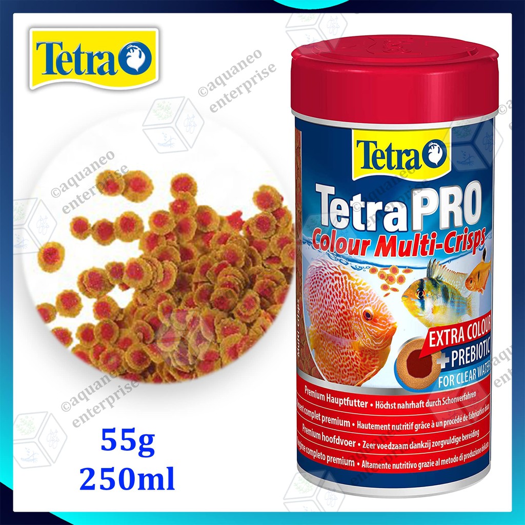 Tetra Pro Color Multi Crisps 250ml (55g) Tropical Fish Food Shopee Malaysia