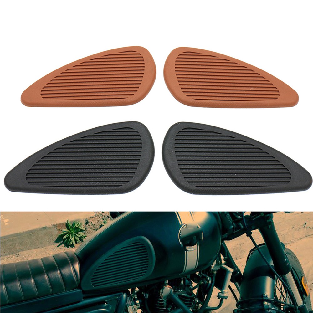 Details about   Vintage 3M Tank Traction Pad Side Gas Knee Grip Pads Universal For Harley Honda 