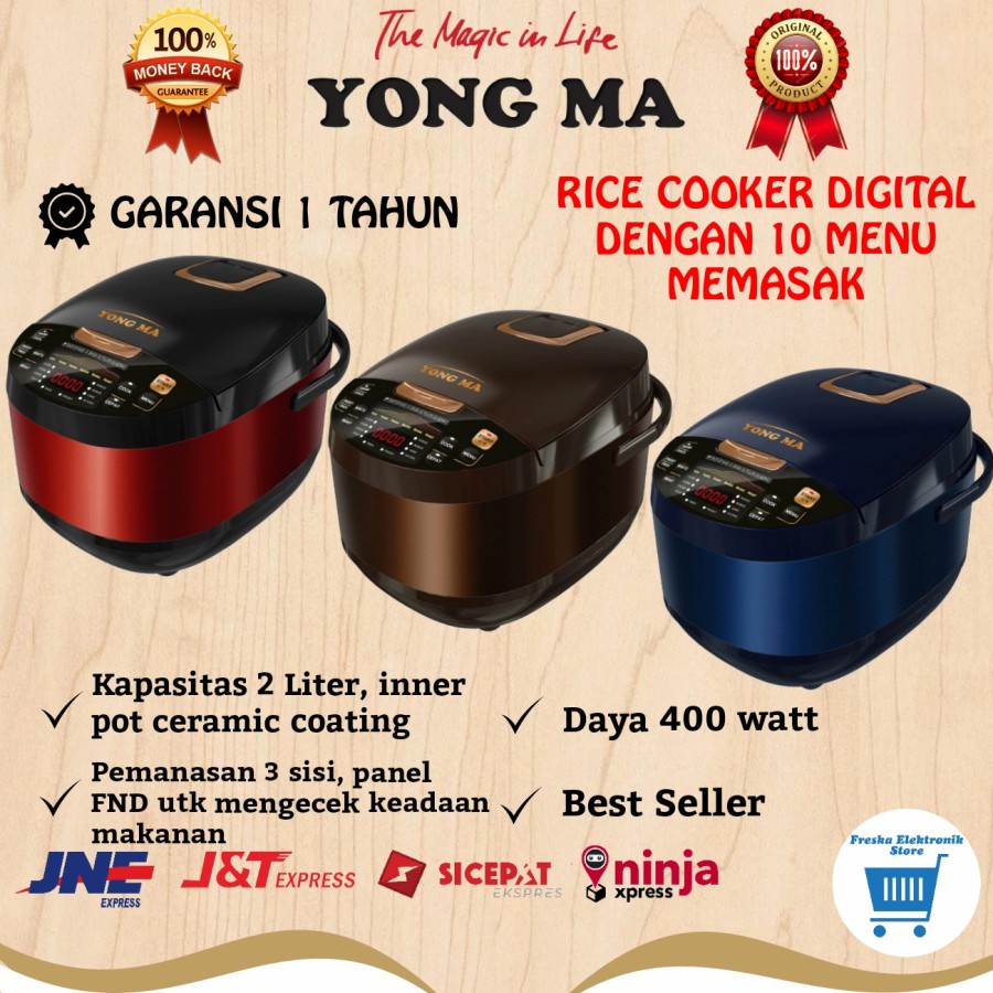Yong Ma Digital Rice Cooker 2 L SMC7047 / SMC 7047 (Official Warranty) Shopee Malaysia