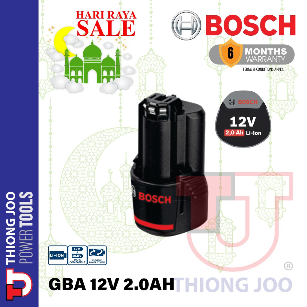BOSCH GBA 12V 2.0AH BATTERY Shopee Malaysia