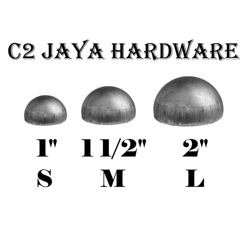 Half Ball Metal / Half Ball Mild Steel Capping / End Capping / Half