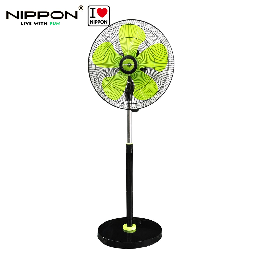 Nippon Nsf 186 B G Stand Fan 16 5 Blades Black Shopee Malaysia