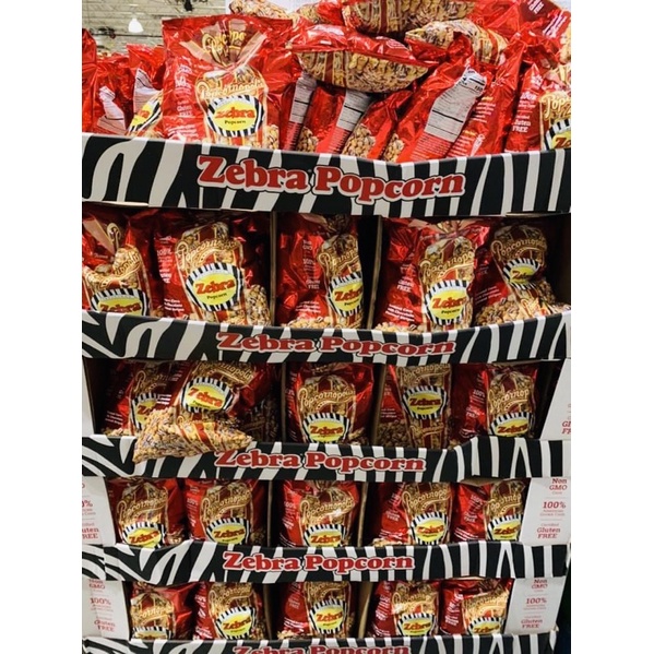 Sale Popcornopolis Zebra Popcorn USA 680g Shopee Malaysia