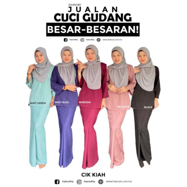  Baju  kurung  viral  RM50 Shopee Malaysia