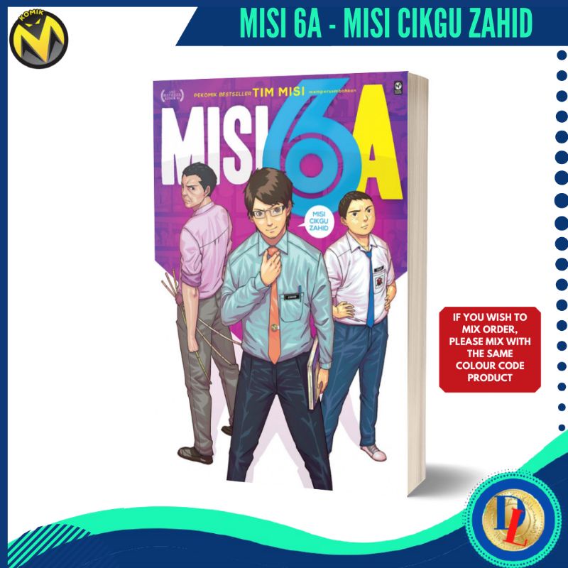 Misi 6A (Misi Cikgu Zahid) Terbitan Komik M