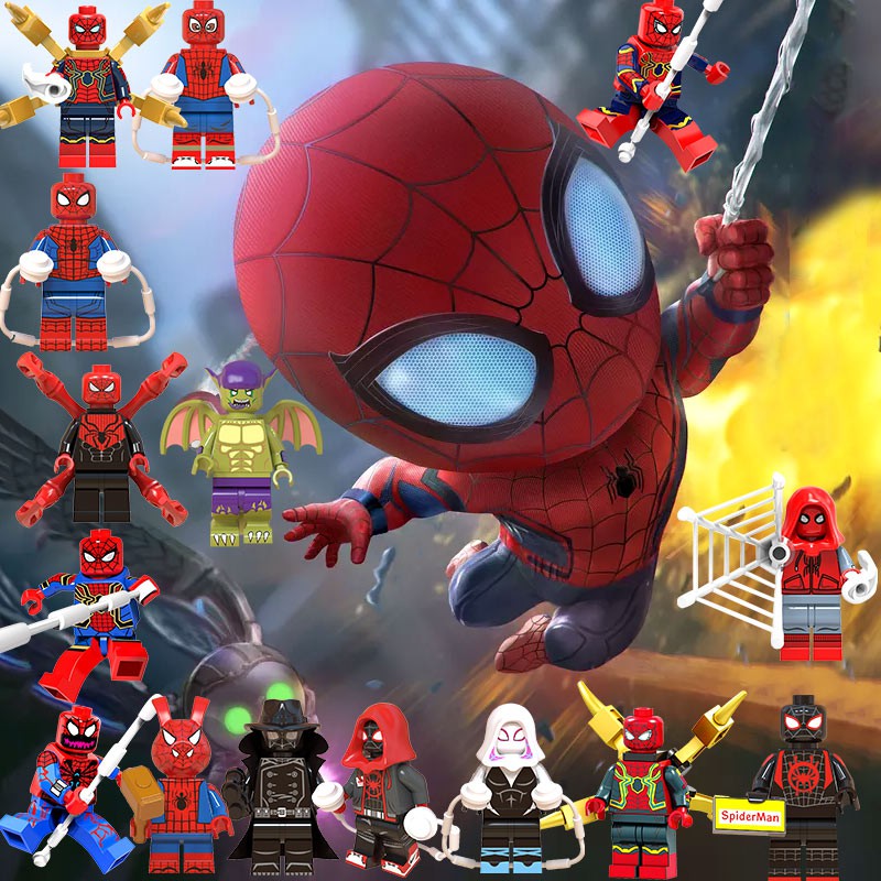 spider man into the spider verse minifigures