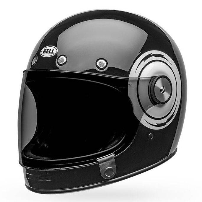 Bell Bullitt SE Bolt Gloss Black White Shopee Malaysia