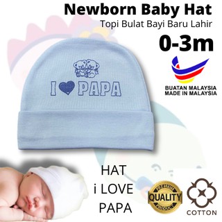 Ready Stock Ship From Malaysia Baby Cap 0 3 Months Topi Bayi Baru Lahir Baby Hat Shopee Malaysia