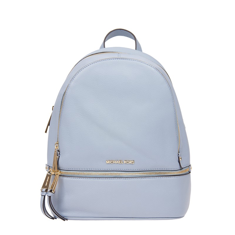 michael kors light blue backpack