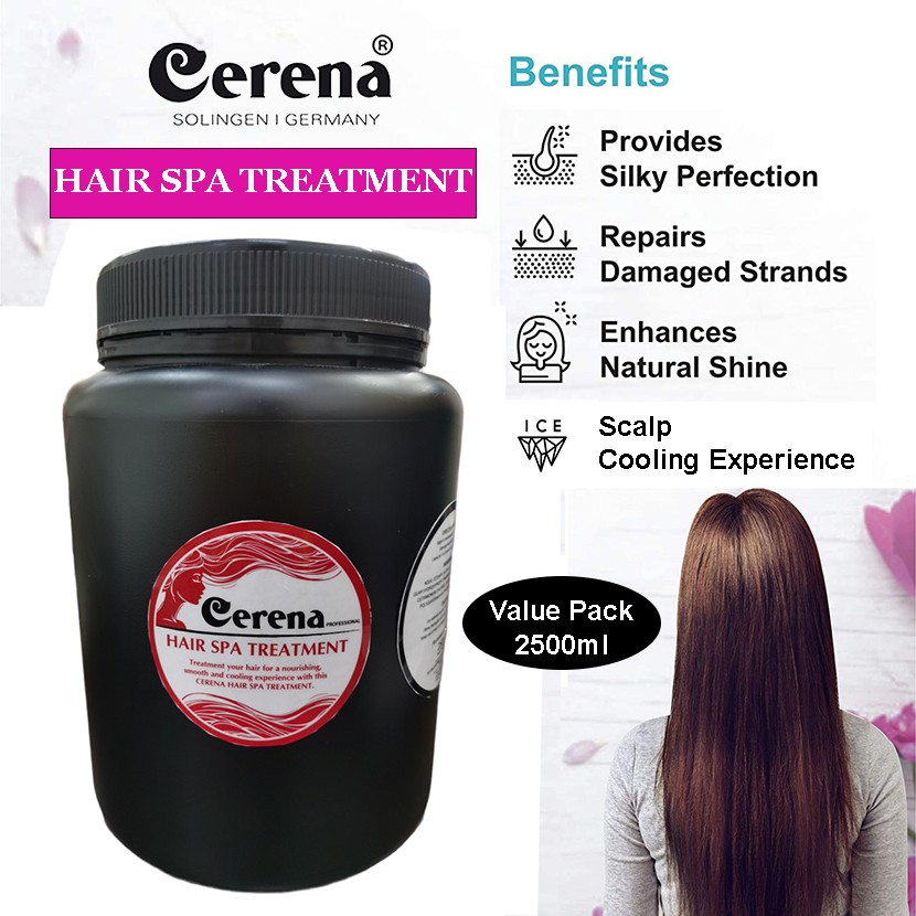 Cerena Hair Spa Nourishing Repairing Treatment Mask Creambath 2500ml  Smoothing Cooling for Damaged Hair Value Pack | Shopee Malaysia