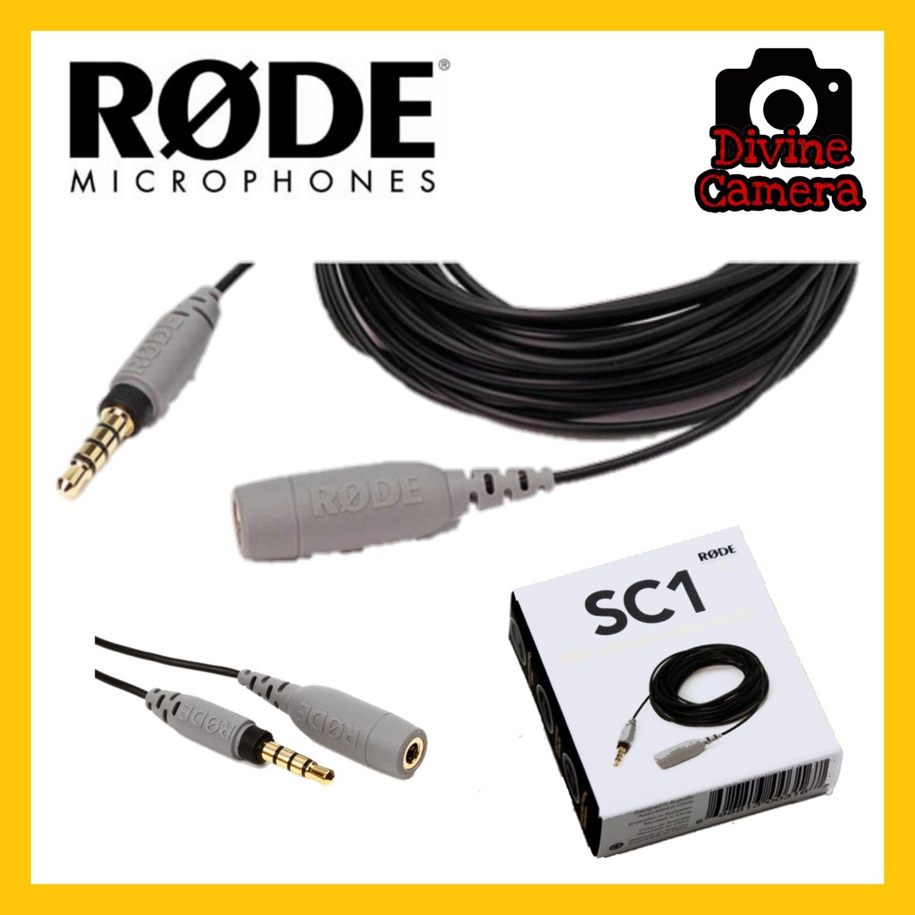 Rode SC1 3.5mm TRRS Microphone Extension Cable for Smartphones (20