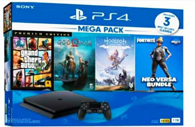playstation 4 slim 1tb mega pack