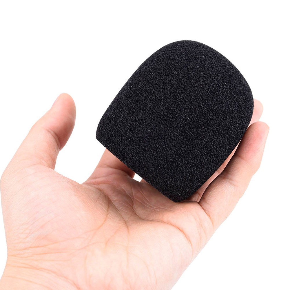 5 Pcs Black Mini Wireless Microphone Windscreen Sponge Foam Mic Windproof Sponge Cover Shopee Malaysia