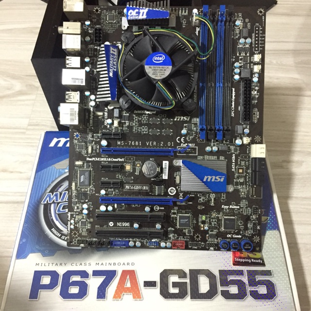 Msi P67a Gd55 1155 Socket Motherboard I5 2500k Shopee Malaysia