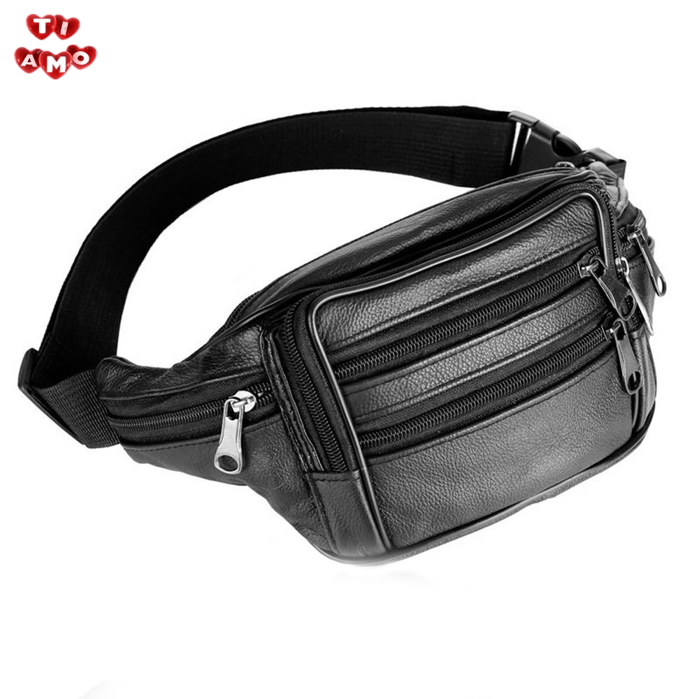 fanny pack men leather
