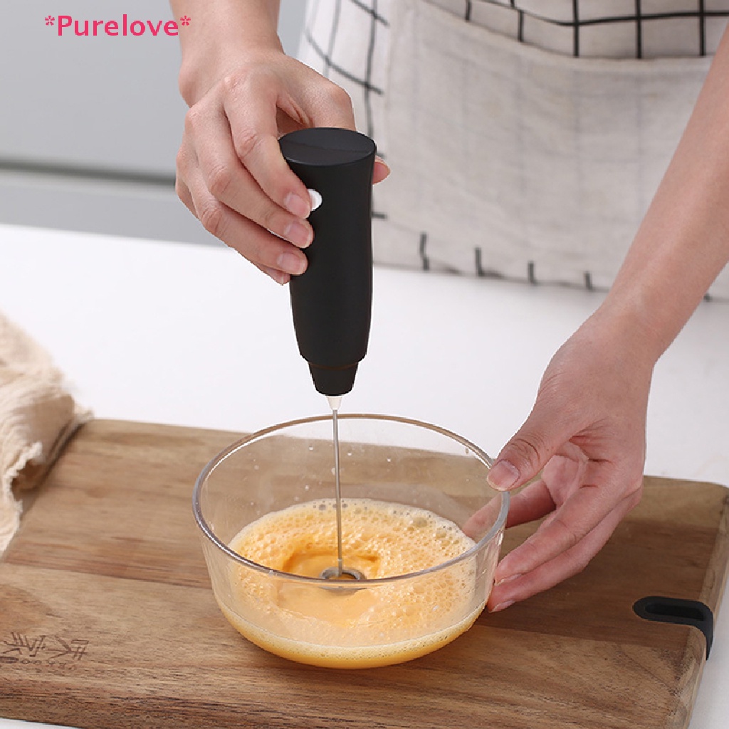 Purelove> Handle Electrical Stirrer Milk Drink Coffee Whisk Mixer Egg Beater Frother Foame new