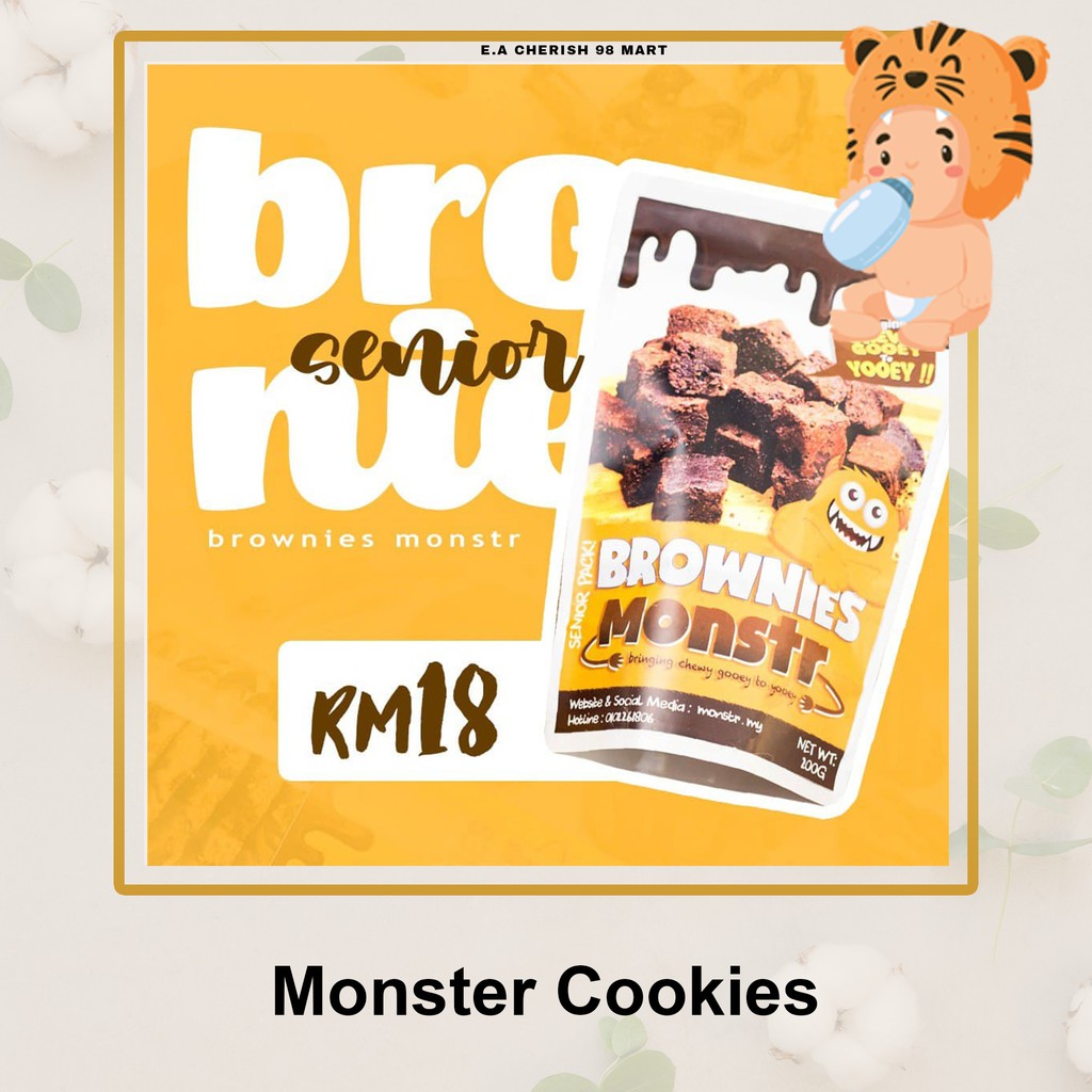 Ready Stock The Best Monster Cookies Chocolate Shopee Malaysia