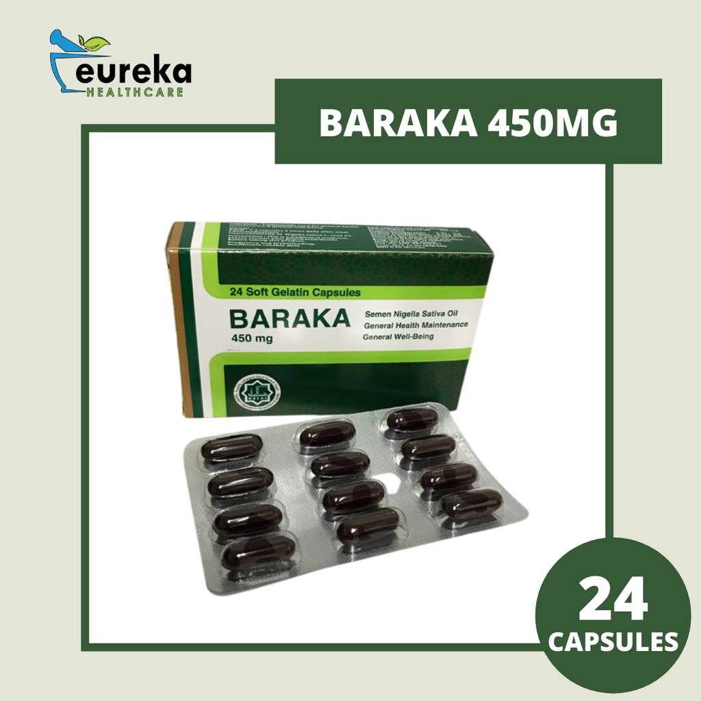BARAKA 450MG 24 SOFT GELATINE CAPSULES