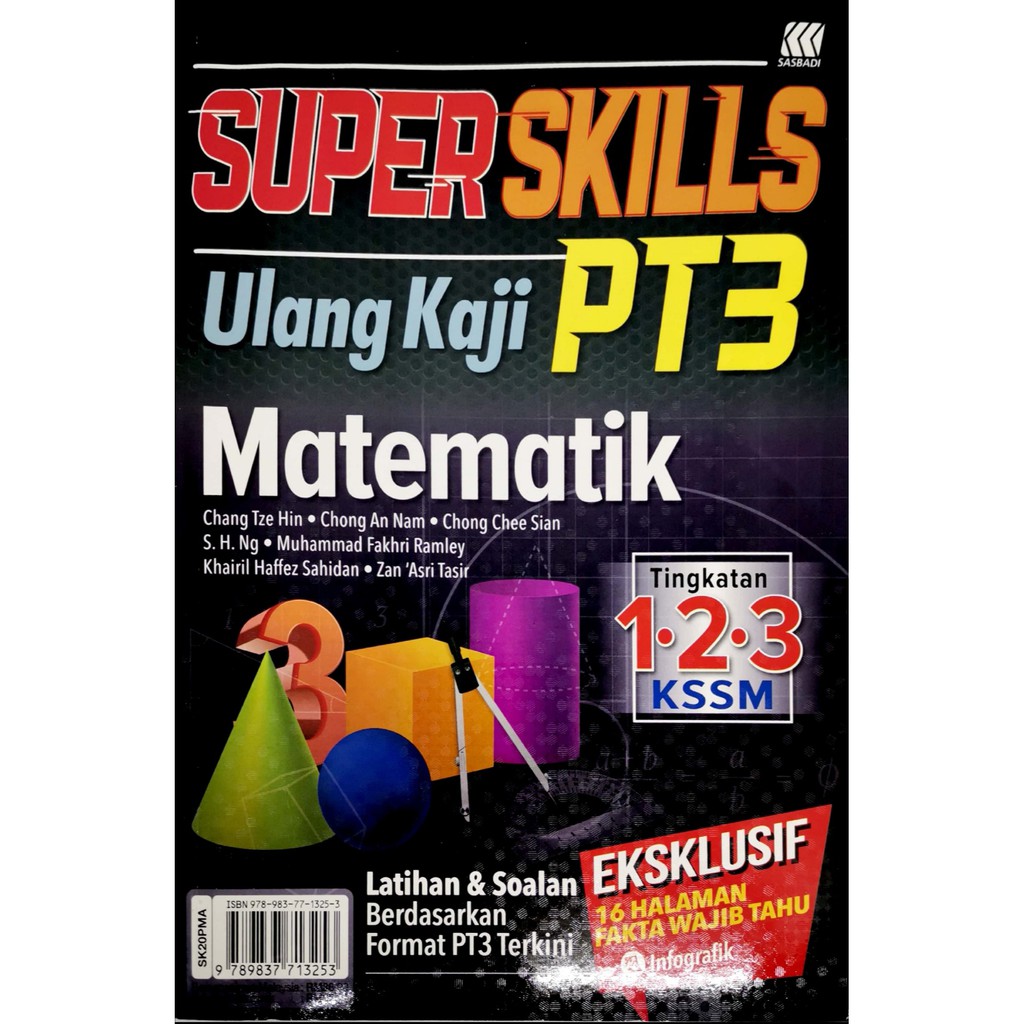 Buku Rujukan Super Skills Ulang Kaji Pt3 Kssm Matematik Tingkatan 1 2 3 Shopee Malaysia