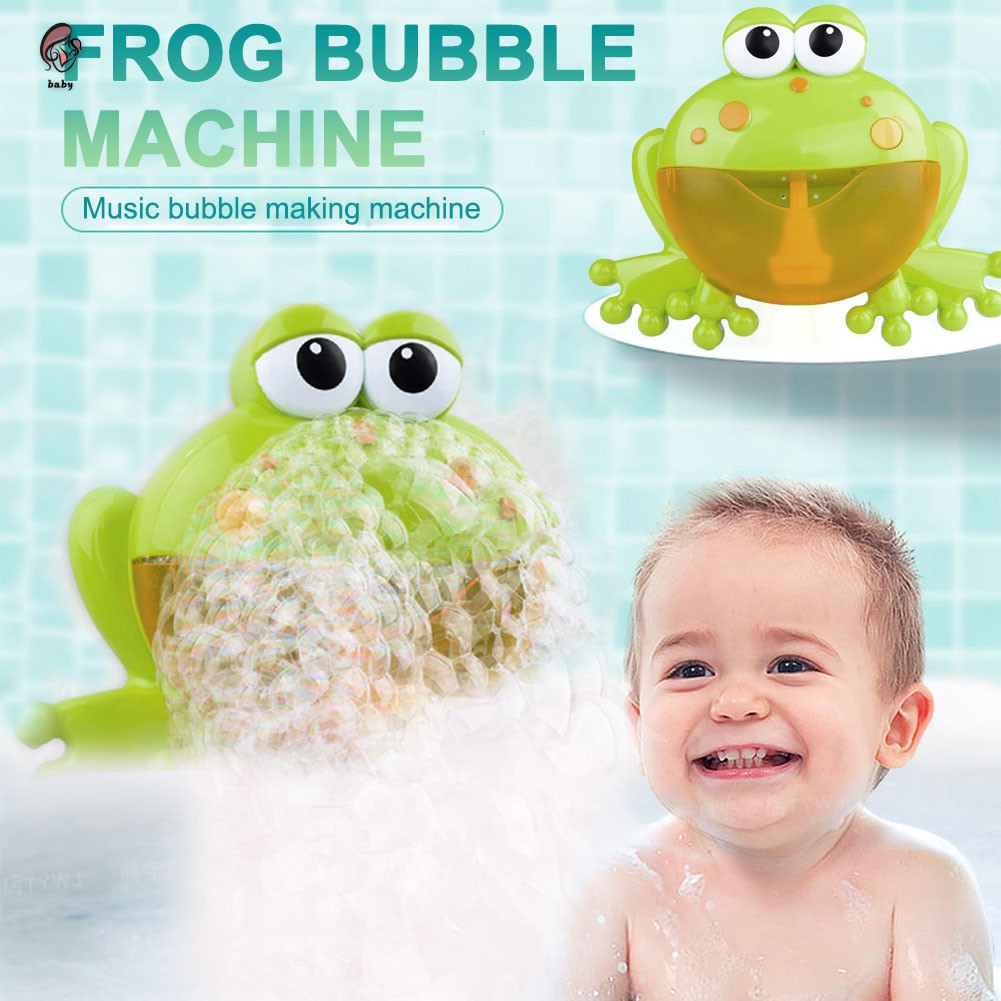 frog bubble bath machine