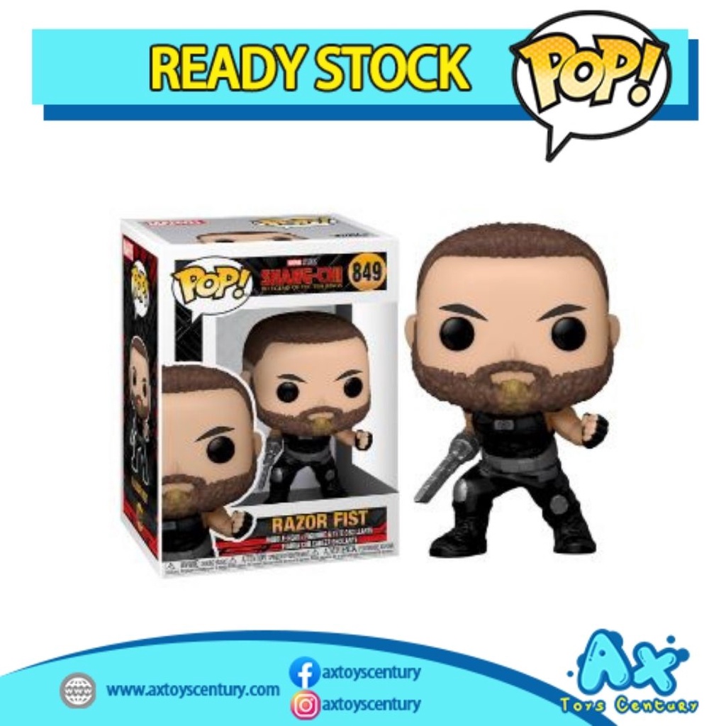 Funko Pop! Shang-Chi and the Legend of the Ten Rings - Razor Fist #849 100% Genuine