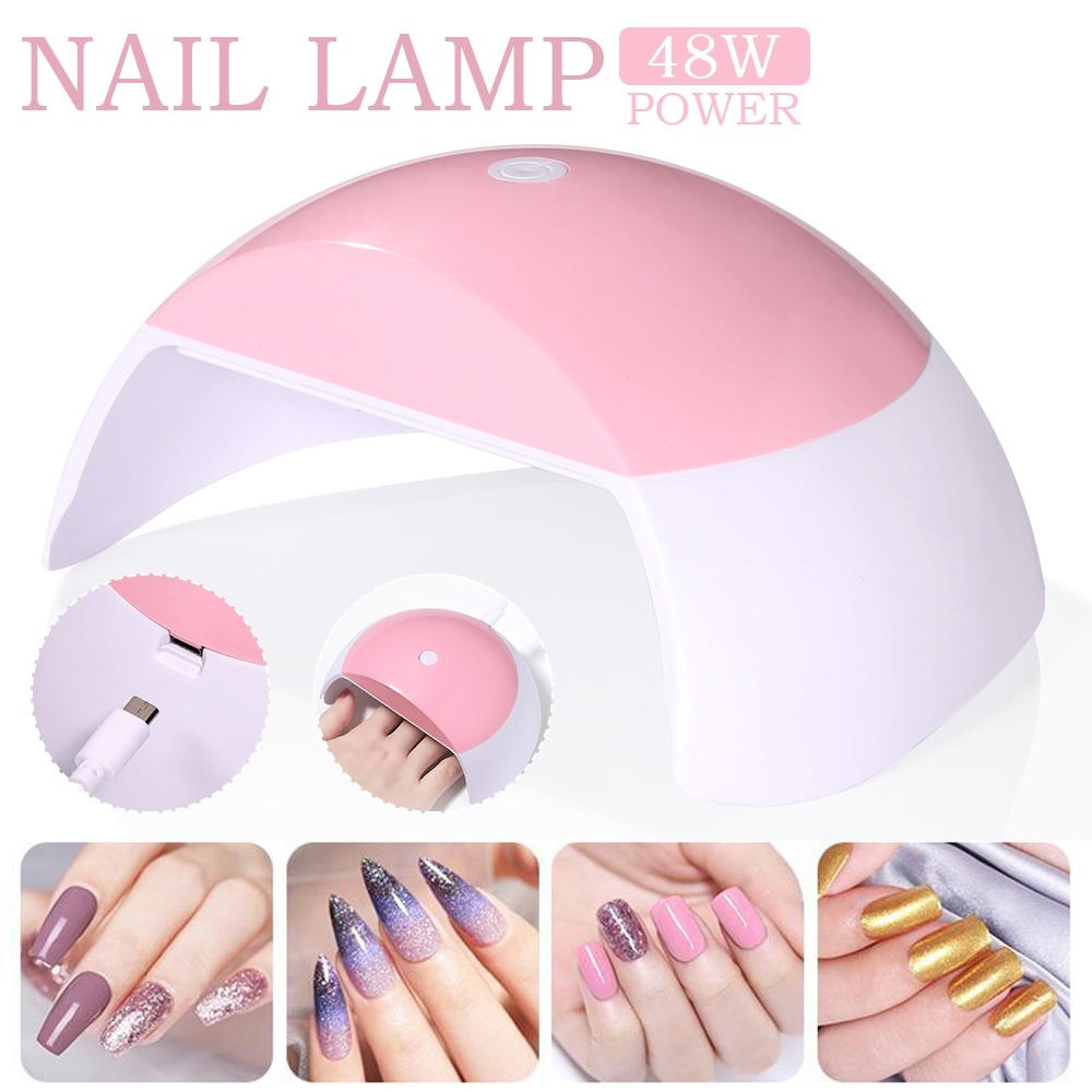 gel polish set nail polish with uv lamp,48w UV Nail Dryer Lamp With Auto  Sensor Nail Art /LED dryer Nail Tools | Shopee Malaysia