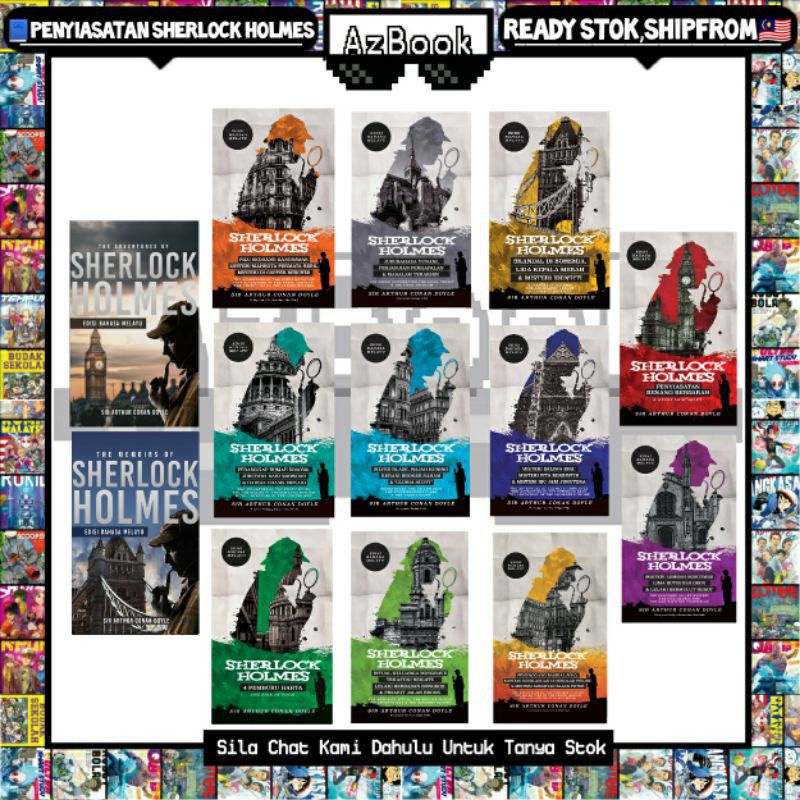 Buku Novel Siri Penyiasatan Sherlock Holmes Buku Novel Buku Novel Siri Penyiasatan Sherlock Holmes Buku Novel