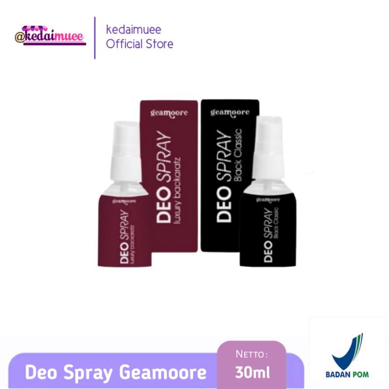 (READY) Deo Spray Geamoore 30ml Deodorant Spray Shopee Malaysia