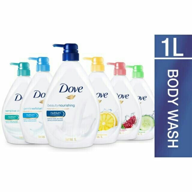 Dove Shower Gel Beauty Nourishing Moisture / Gentle Exfoliating Body