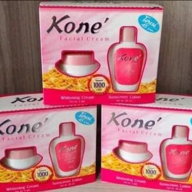 KONE FACIAL CREAM Ready Stock!! (2 in 1 inclusive of Whitening Cream