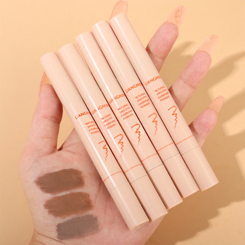 Versatile Have LIANGNISHI 3 Colors Eyebrow Balm Pencil Natural Smooth Long-lasting Color Development Multi-use Waterp... - Image 5