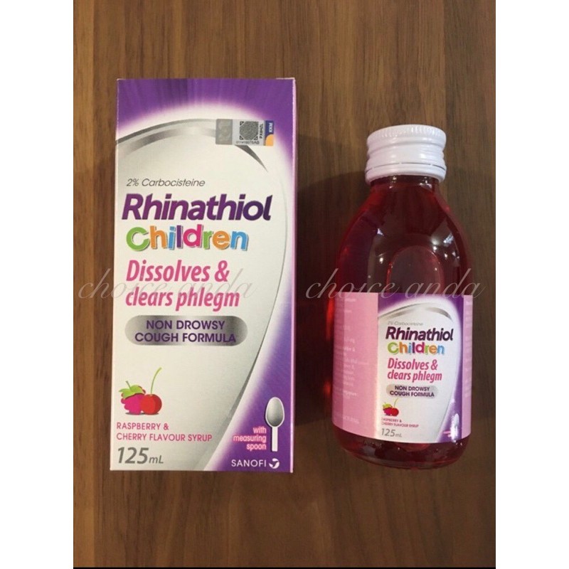 (( Expiry Date 10/24 )) Rhinathiol Children Cough Formula (125ml
