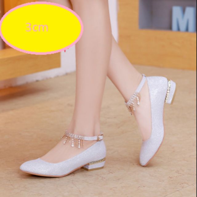  Kasut  kawin pelbagai pilihan heel silver wedding shoes 