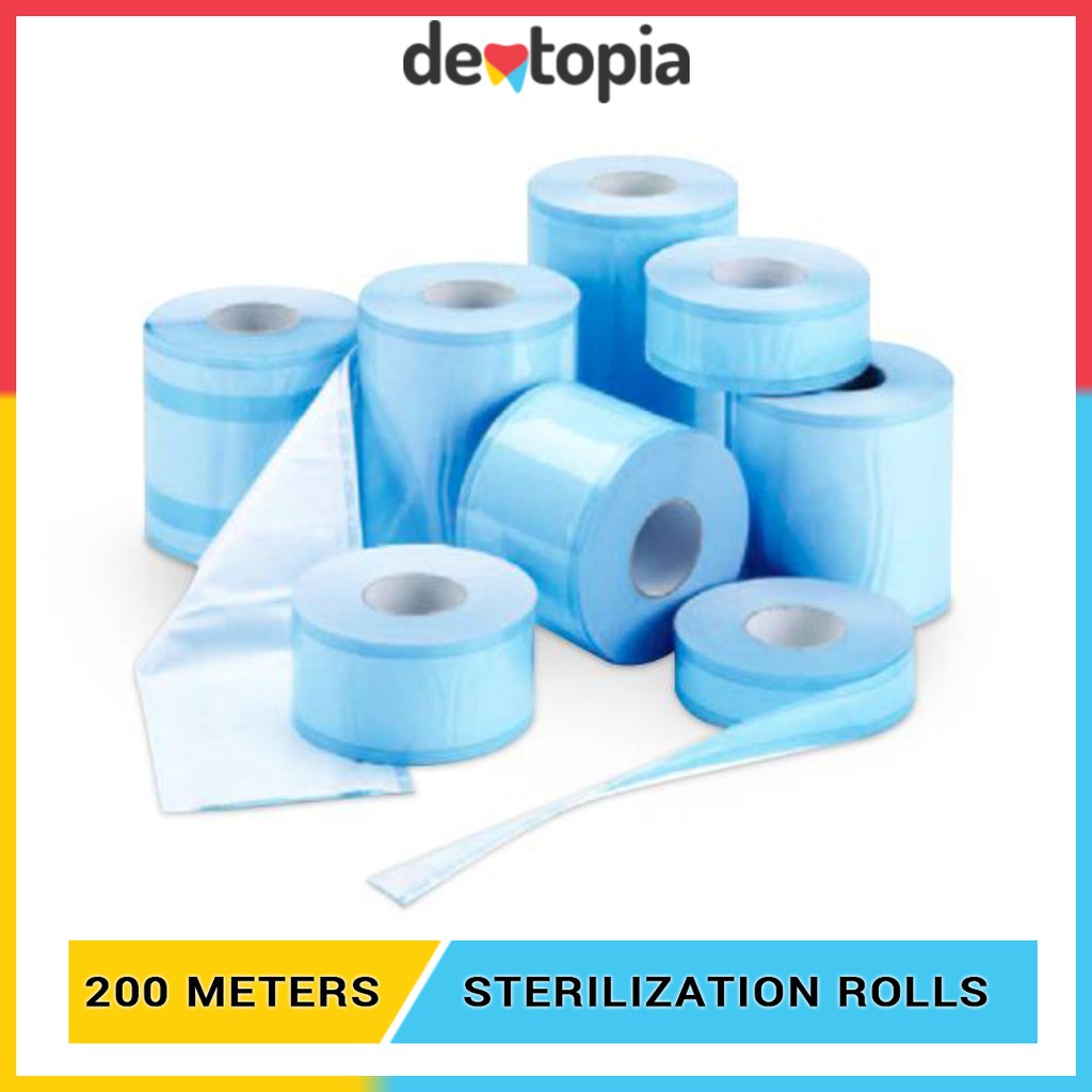 [Ready Stock] Dentopia Sterilization Roll Autoclavable Pouch