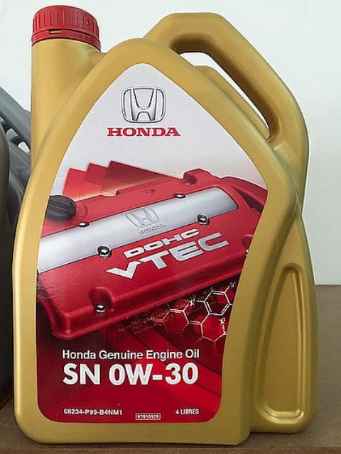 Honda Genuine Fully Synthetic SN 0W-30Engine Oil 4 Litre