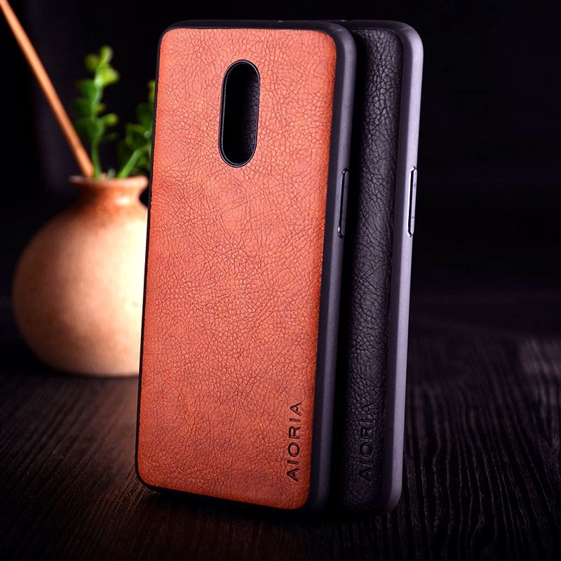 SKINMELEON OnePlus 8 Case OnePlus 8 Pro Case Casing Phone Vintage Litchi PU Leather Case TPU Protective Cover Phone Case