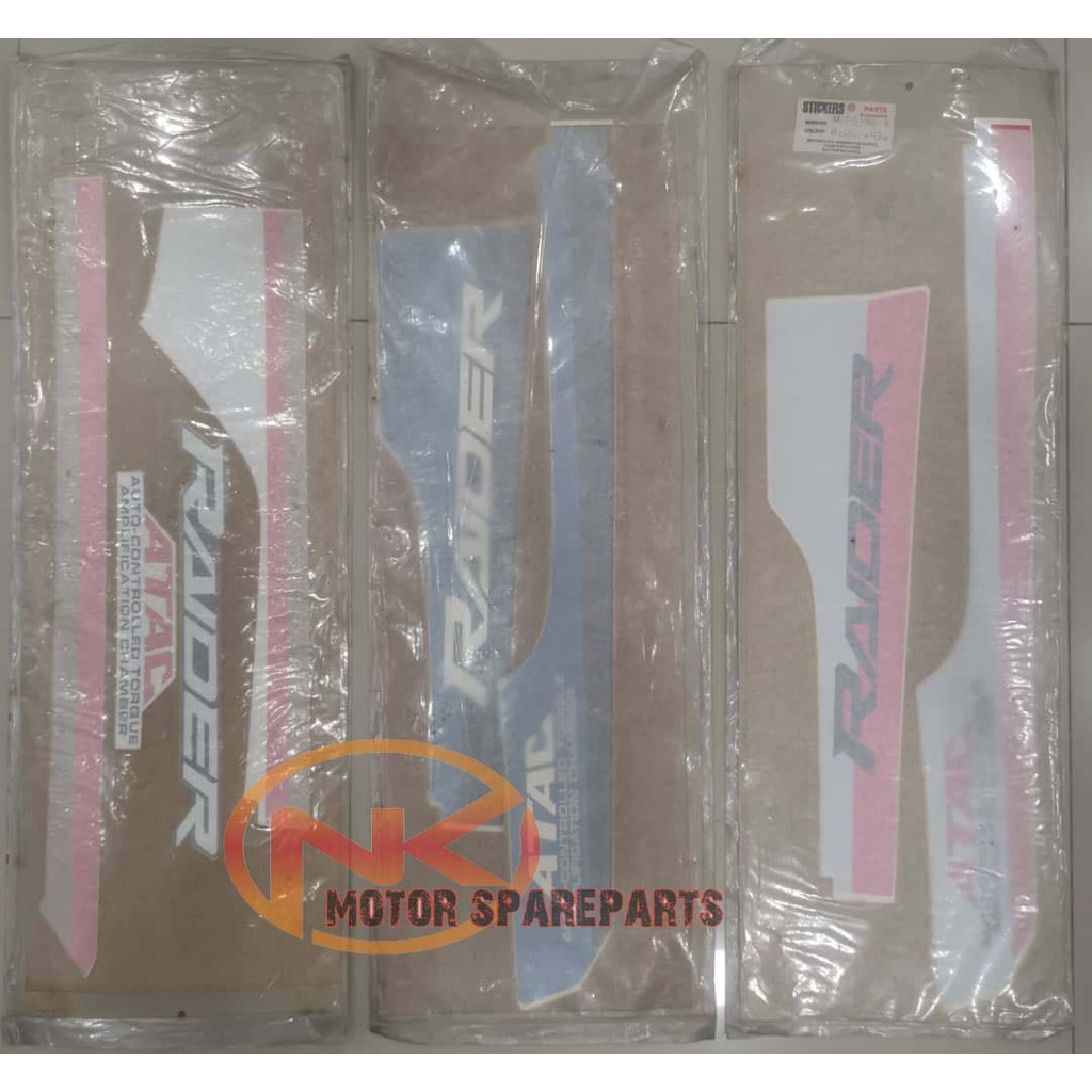 Honda Raider/Hx135 Sticker body cover LH/RH (stock lama) | Shopee Malaysia